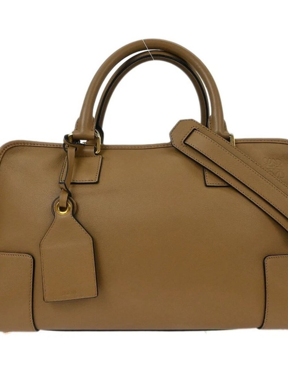 Loewe Brown Leather Amazona 36 2way Handbag
